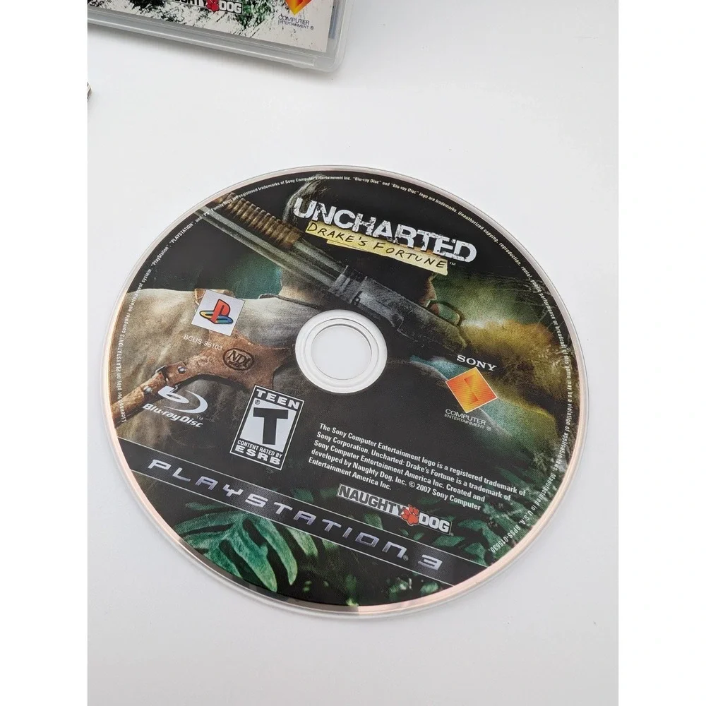 Uncharted: Drake's Fortune (Sony PlayStation 3, 2007) PS3 Reg Card Complete PS3